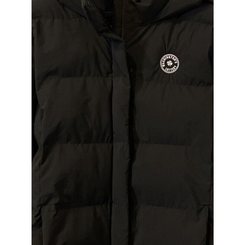Mercer+Mettle Women's Puffy Parka Coat Puffer Winter Warm Black Medium - Picture 5 of 11
